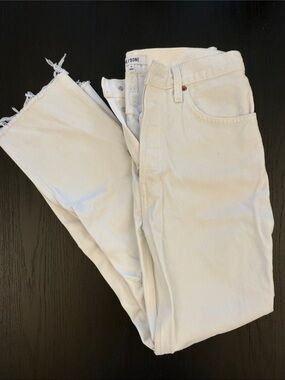 Re/Done 70S STOVE PIPE JEAN WHITE
